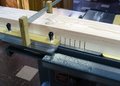 Making Cuts in Crossbeam for Cross-Lap Joint